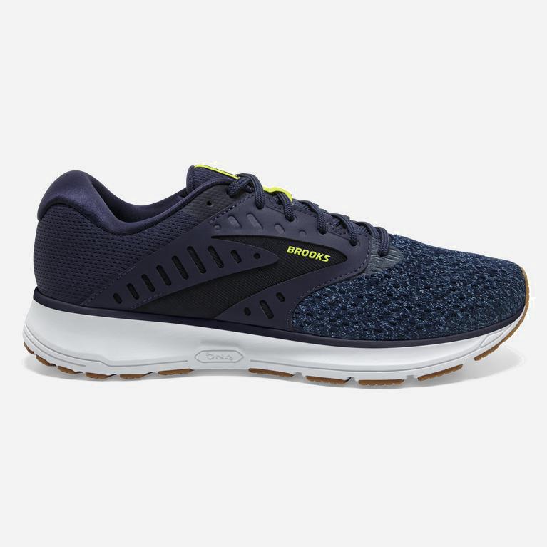 Brooks Men's Range 2 Performance Road Running Shoes Singapore - Peacoat/Bluesteel/Evening Primrose (